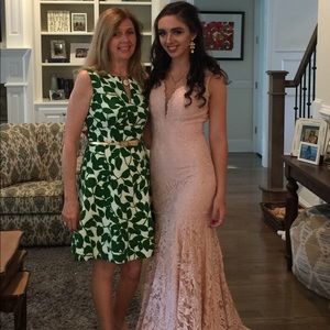 Kate Spade Green Garden Leaves Dress size 6